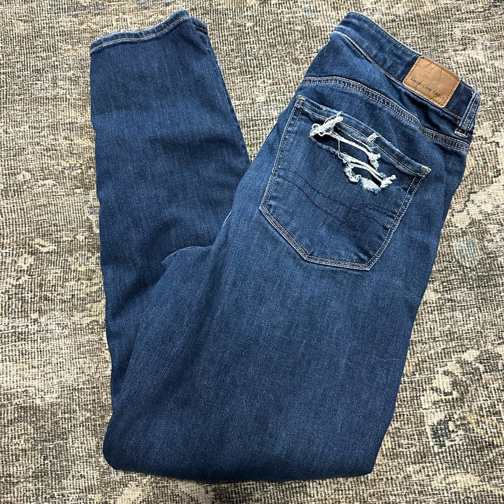 Women’s Distressed Blue Women's Jeans